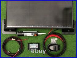 100 WATT DUAL BATTERY MOTORHOME CAMPER VAN CARAVAN SOLAR PANEL KIT control 100w