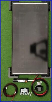 100 WATT DUAL BATTERY MOTORHOME CAMPER VAN CARAVAN SOLAR PANEL KIT control 100w