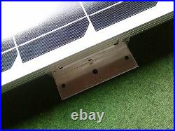 100 WATT MOTORHOME CAMPER VAN CARAVAN SOLAR PANEL FULL KIT LCD controller 100w