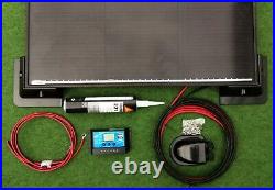 100 WATT SOLAR PANEL MOTORHOME CAMPER VAN CARAVAN FULL KIT LCD controller 100w B