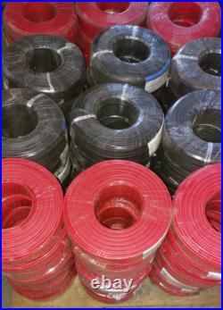 100M of 6mm² SOLAR CABLE RED PV WIND FRIDGE MOTORHOME CAMPER VAN 60 amp 60A