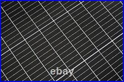 100Watt Solar Kit with DUAL PWM regulator for motorhome or camper van Black