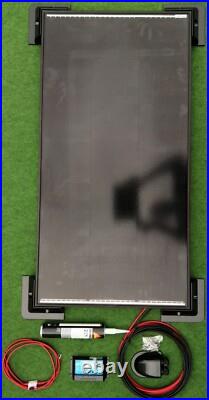 100w WATT MOTORHOME CAMPER VAN CARAVAN SOLAR PANEL FULL KIT LCD controller 100w