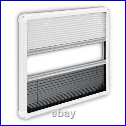 100x50cm Motorhome Blind Flyscreen Caravan Camper Van Conversion RV White