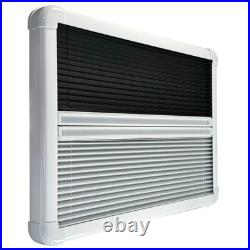 100x50cm Motorhome Blind Flyscreen Caravan Camper Van Conversion RV White