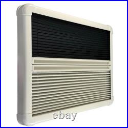 100x50cm Motorhome Blind Flyscreen Caravan Camper Van Conversion RV White