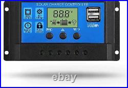 10A PWM LCD USB SOLAR CHARGE CONTROLLER x10 value pack 10pc MOTORHOME CAMPER VAN