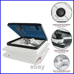 11 12V Roof Vent Fan Camper Van Motorhome Caravan Skylight With LED Light UK