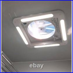 11 12V Roof Vent Fan Camper Van Motorhome Caravan Skylight With LED Light UK