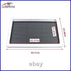 110cm55cm White Motorhome Blind Flyscreen Caravan Camper Van Conversion RV