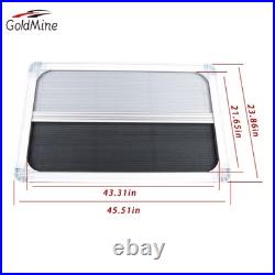 110cm55cm White Motorhome Blind Flyscreen Caravan Camper Van Conversion RV