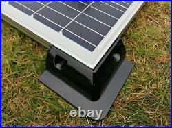 125 WATT MOTORHOME CARAVAN RV CAMPER VAN SOLAR PANEL BLACK ABS Mounts 125w 120w