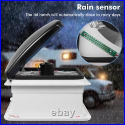 12V 10 Speeds RV Roof Vent Fan with Remote Control Camper Van Caravan Motorhome UK