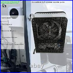 12V 12000BTU Truck Cab Air Conditioner Split AC For Semi Trucks Bus RV Caravan