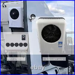 12V 12000BTU Truck Cab Air Conditioner Split AC For Semi Trucks Bus RV Caravan