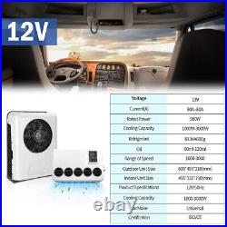 12V 12000BTU Truck Cab Air Conditioner Split AC For Semi Trucks Bus RV Caravan