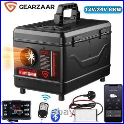 12V 24V 8KW Diesel Air Heater Caravan Camper Van Motorhome Truck Night Parking