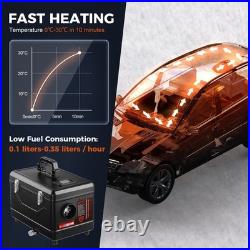 12V 24V 8KW Diesel Air Heater Caravan Camper Van Motorhome Truck Night Parking