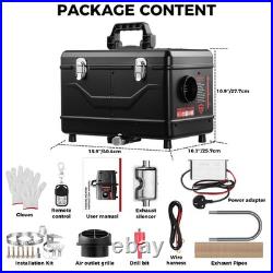 12V 24V 8KW Diesel Air Heater Caravan Camper Van Motorhome Truck Night Parking