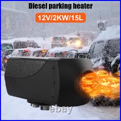 12V 5KW Diesel Heater Caravan Camper Van Air Motorhome Night Parking Hot 15L