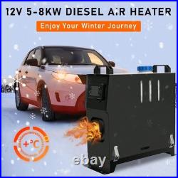 12V 5KW Parking Air Heater Caravan Camper Van Air Motorhome Night Parking UK