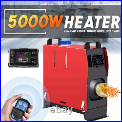 12V 5KW Portable Diesel Heater Caravan Camper Van Air Motorhome Night Parking UK