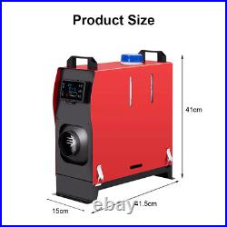 12V 5KW Portable Diesel Heater Caravan Camper Van Air Motorhome Night Parking UK