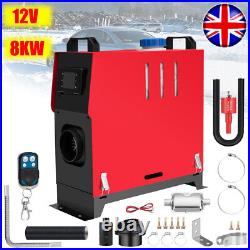 12V 8KW Air Diesel Heater Caravan Camper Van Motorhome Night Parking Hot Truck