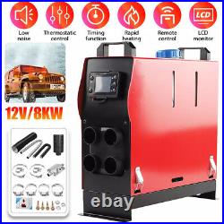 12V 8KW Air Diesel Heater Caravan Camper Van Motorhome Night Parking Hot Truck 12V 8KW Air Diesel Heater Caravan Camper Van Motorhome Night Parking Hot Truck