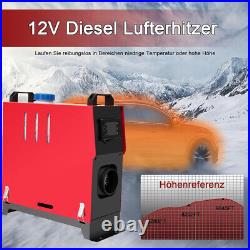 12V 8KW Air Diesel Heater Caravan Camper Van Motorhome Night Parking Hot Truck