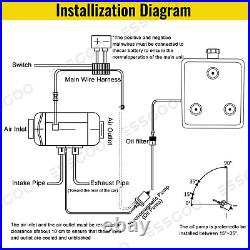 12V 8KW Air Diesel Heater Caravan Camper Van Motorhome Night Parking Hot Truck