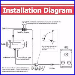 12V 8KW Air Diesel Heater Caravan Camper Van Motorhome Night Parking Hot Truck