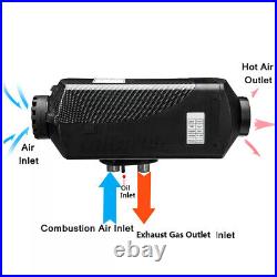 12V 8KW Air Diesel Heater Caravan Camper Van Motorhome Night Parking Hot Truck