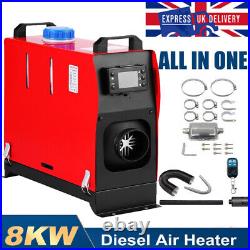 12V 8KW Air Diesel Heater LCD Caravan Camper Van Motorhome Night Parking 12V 8KW Air Diesel Heater LCD Caravan Camper Van Motorhome Night Parking