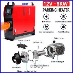 12V 8KW Air Diesel Heater LCD Caravan Camper Van Motorhome Night Parking 12V 8KW Air Diesel Heater LCD Caravan Camper Van Motorhome Night Parking