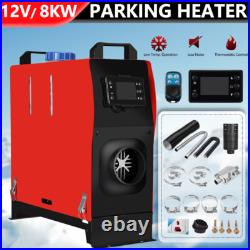 12V 8KW Air Diesel Heater LCD Caravan Camper Van Motorhome Night Parking 12V 8KW Air Diesel Heater LCD Caravan Camper Van Motorhome Night Parking