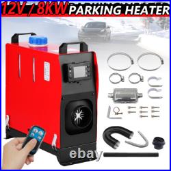 12V 8KW Air Diesel Heater LCD Caravan Camper Van Motorhome Night Parking 12V 8KW Air Diesel Heater LCD Caravan Camper Van Motorhome Night Parking