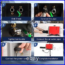 12V 8KW Air Diesel Heater Night Parking for Caravan Camper Van Motorhome Truck