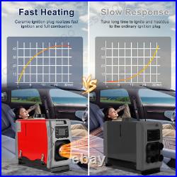 12V 8KW Air Diesel Heater for Caravan Camper Van Motorhome Night Parking Truck