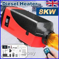 12V 8KW Diesel Air Heater Caravan Camper Van Motorhome Night Parking Hot Truck