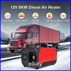 12V 8KW Diesel Air Heater Caravan Camper Van Motorhome Night Parking Hot Truck