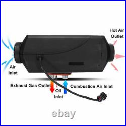 12V 8KW Diesel Air Heater Caravan Camper Van Motorhome Night Parking Hot Truck