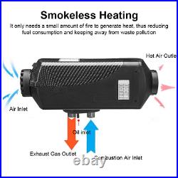 12V 8KW Diesel Heater Caravan Camper Van Air Motorhome Night Parking Hot 15L