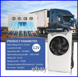 12V Auto Truck Air Conditioner Electric Split Parking for Camper Van Automotive