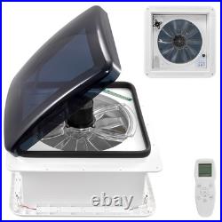 12V RV Roof Vent Fan Air/Rain 10 Speeds Rain Sensor Camper Van Motorhome Caravan
