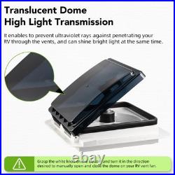 12V Roof Vent Fan Camper Van Motorhome RV Caravan Skylight Vent & 3 fan speeds