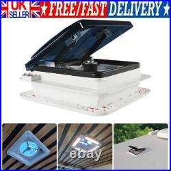 12V Roof Vent Fan Camper Van Motorhome RV Caravan Skylight Vent & LED Light New 12V Roof Vent Fan Camper Van Motorhome RV Caravan Skylight Vent & LED Light New