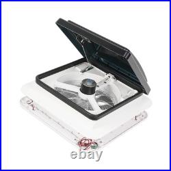 12V Roof Vent Fan Camper Van Motorhome RV Caravan Skylight Vent with LED Jcjgmxo