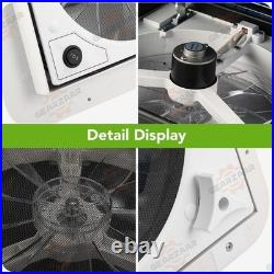 12V Roof Vent Fan Camper Van Motorhome RV Caravan Skylight Vent with LED Jcjgmxo