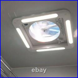 12V Roof Vent Fan Camper Van Motorhome RV Caravan Skylight Vent with LED Light 12V Roof Vent Fan Camper Van Motorhome RV Caravan Skylight Vent with LED Light